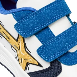 Sneakers da ragazzo bianche e blu con dettaglio Space Boy