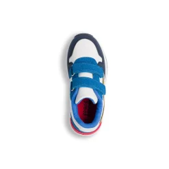 Sneakers da ragazzo bianche e blu con dettaglio Space Boy