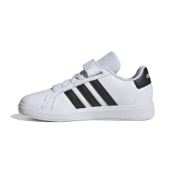 Sneakers da ragazzo bianche e nere adidas Grand Court 2.0