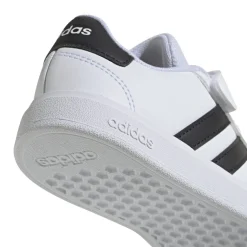 Sneakers da ragazzo bianche e nere adidas Grand Court 2.0