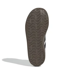 Sneakers da ragazzo bianche e nere con logo adidas VL Court 3.0