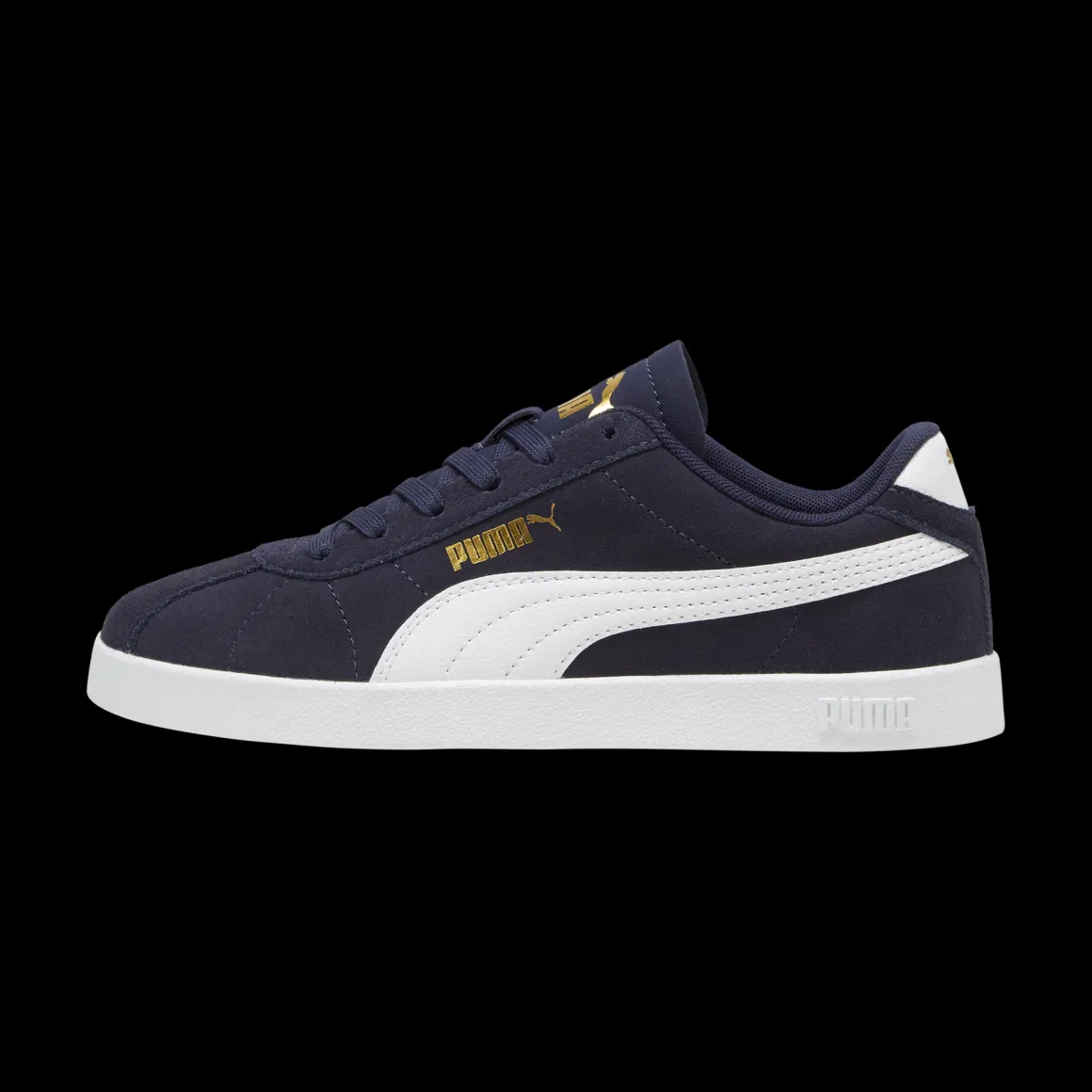 Sneakers da ragazzo blu in pelle scamosciata Puma Club II