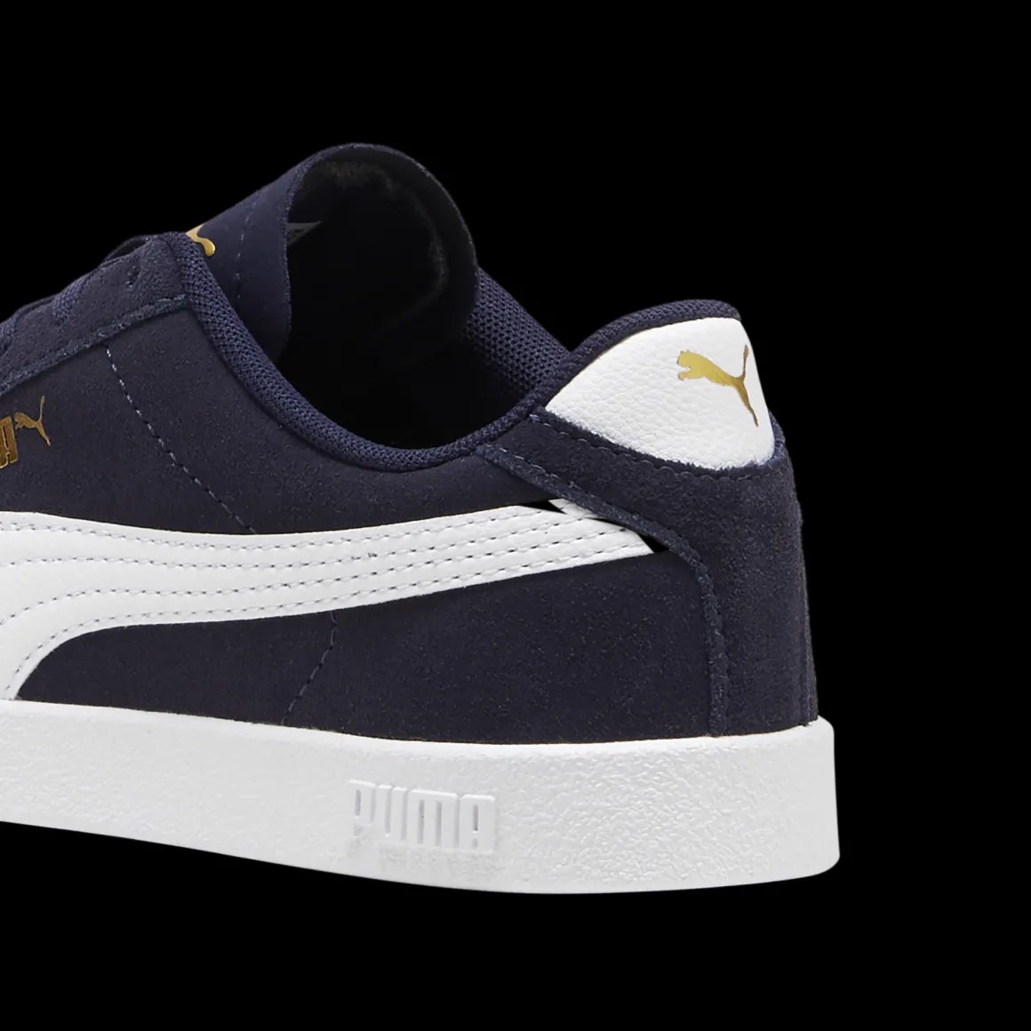 Sneakers da ragazzo blu in pelle scamosciata Puma Club II