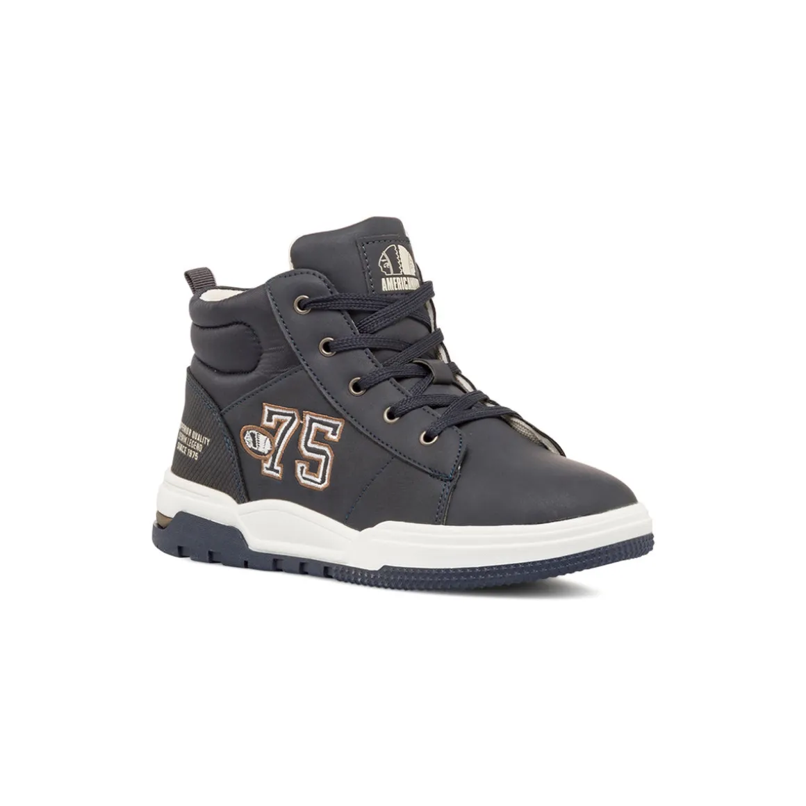 Sneakers da ragazzo blu navy con logo Americanino