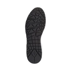 Sneakers da ragazzo grigie e verde fluo con suola ad aria Skechers Uno