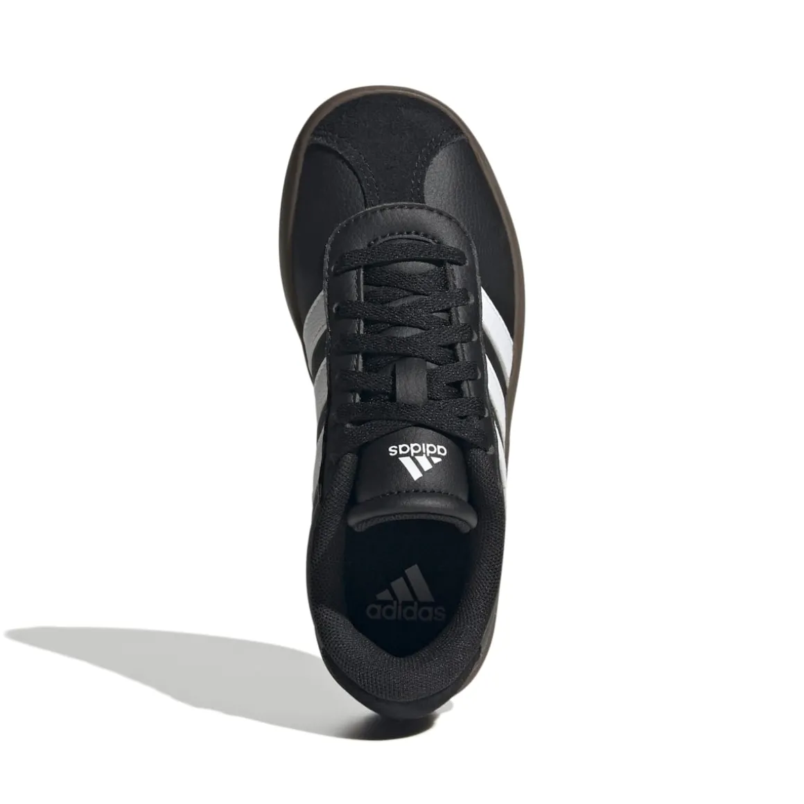 Sneakers da ragazzo nere adidas VL Court 3.0 in pelle