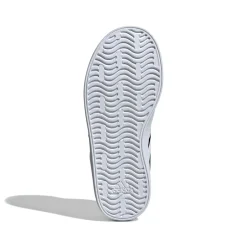 Sneakers da ragazzo nere e bianche con logo adidas VL Court 3.0
