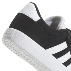Sneakers da ragazzo nere e bianche con logo adidas VL Court 3.0