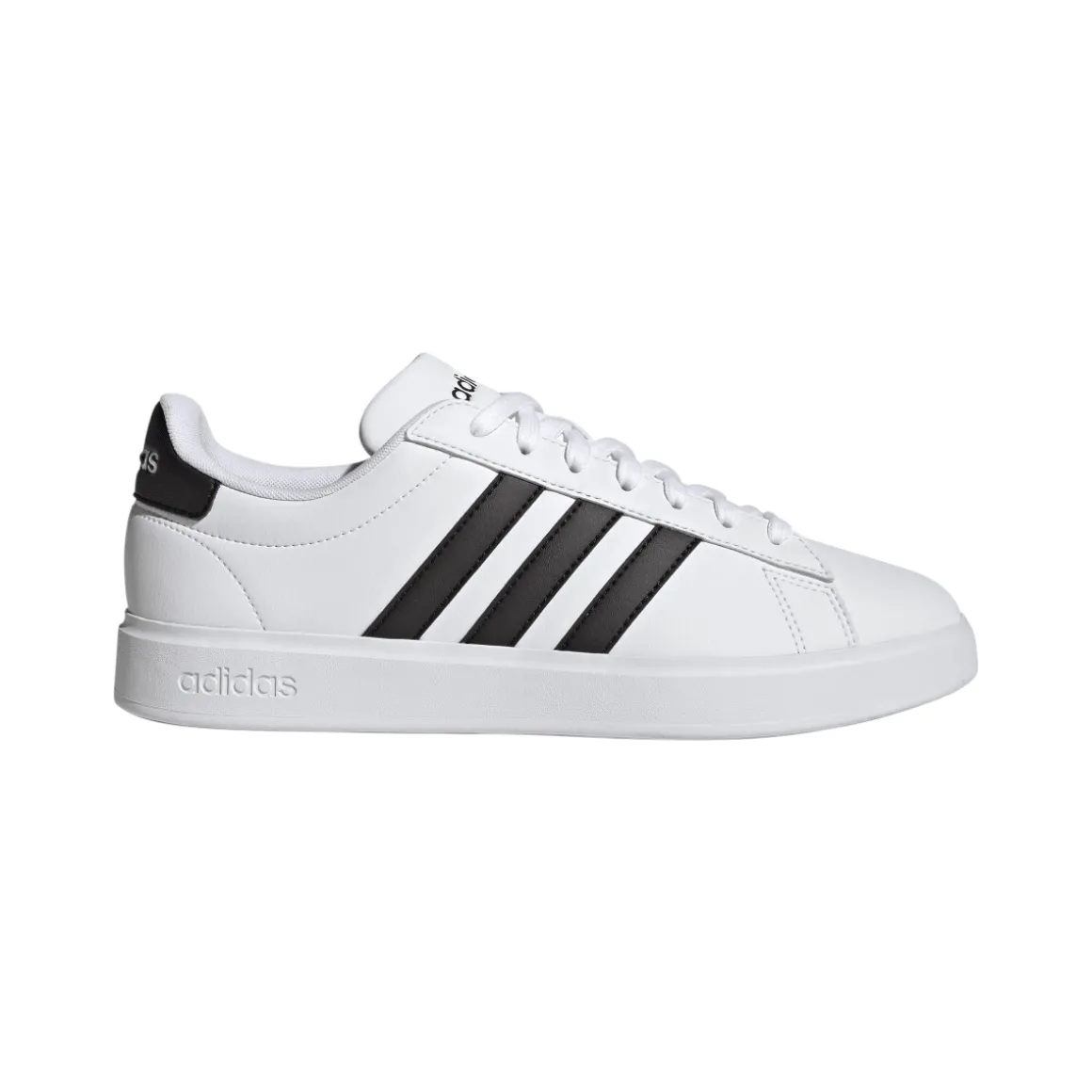 Sneakers da uomo bianche con logo tre strisce adidas Grand Court 2.0