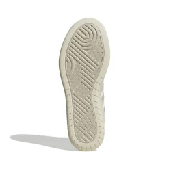 Sneakers da uomo bianche off -white e beige con logo adidas Court 24