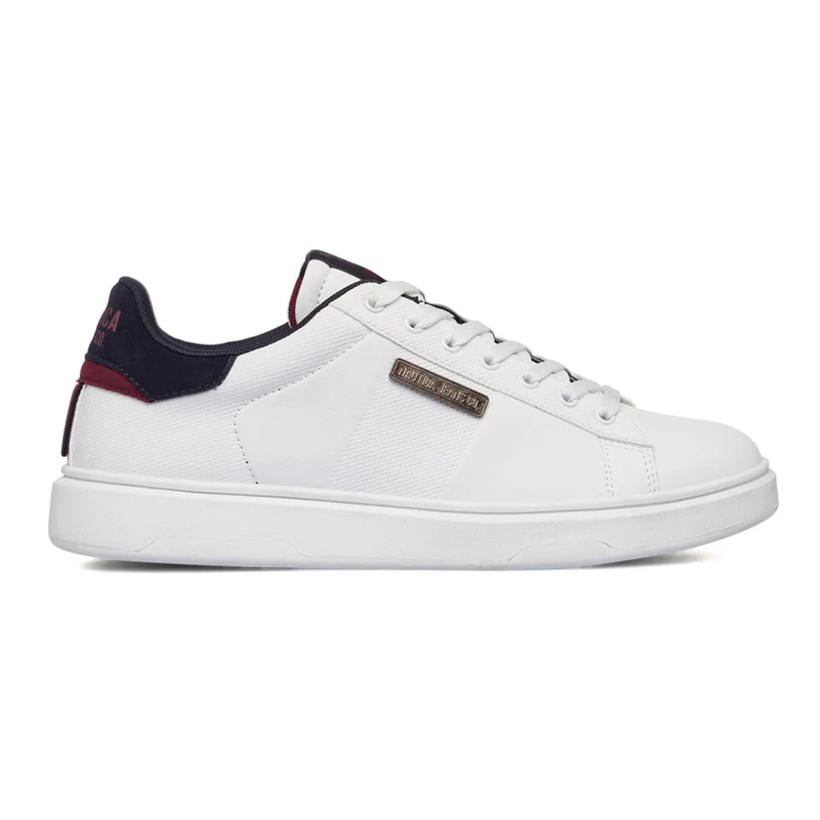 Sneakers da uomo bianche con logo Nautica Jeans