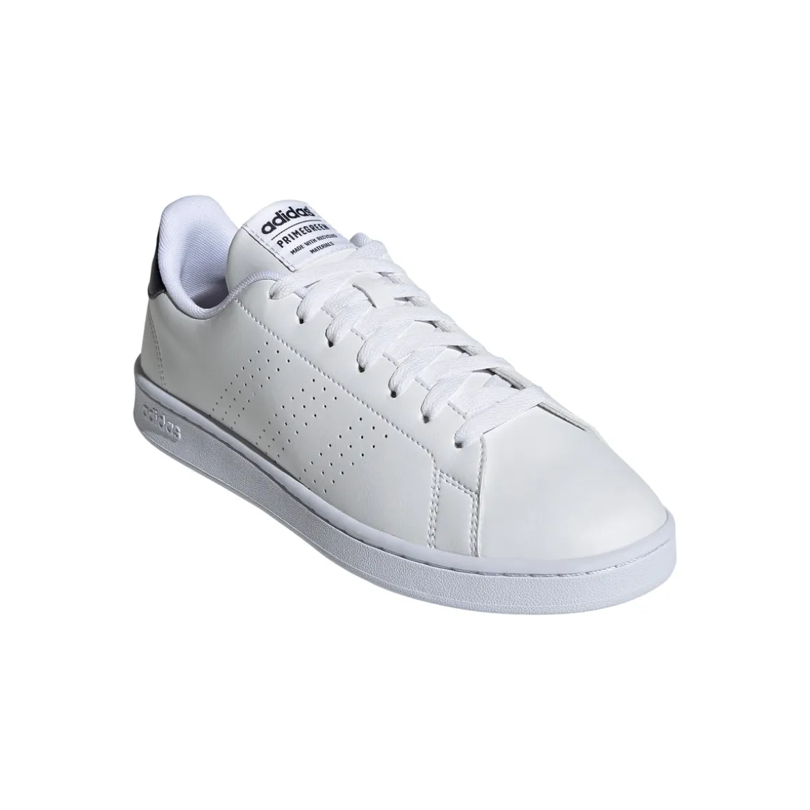 Sneakers da uomo bianche con strisce traforate adidas Advantage
