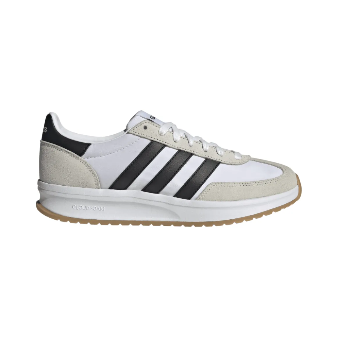 Sneakers da uomo bianche con dettagli beige adidas 70's Run 2.0