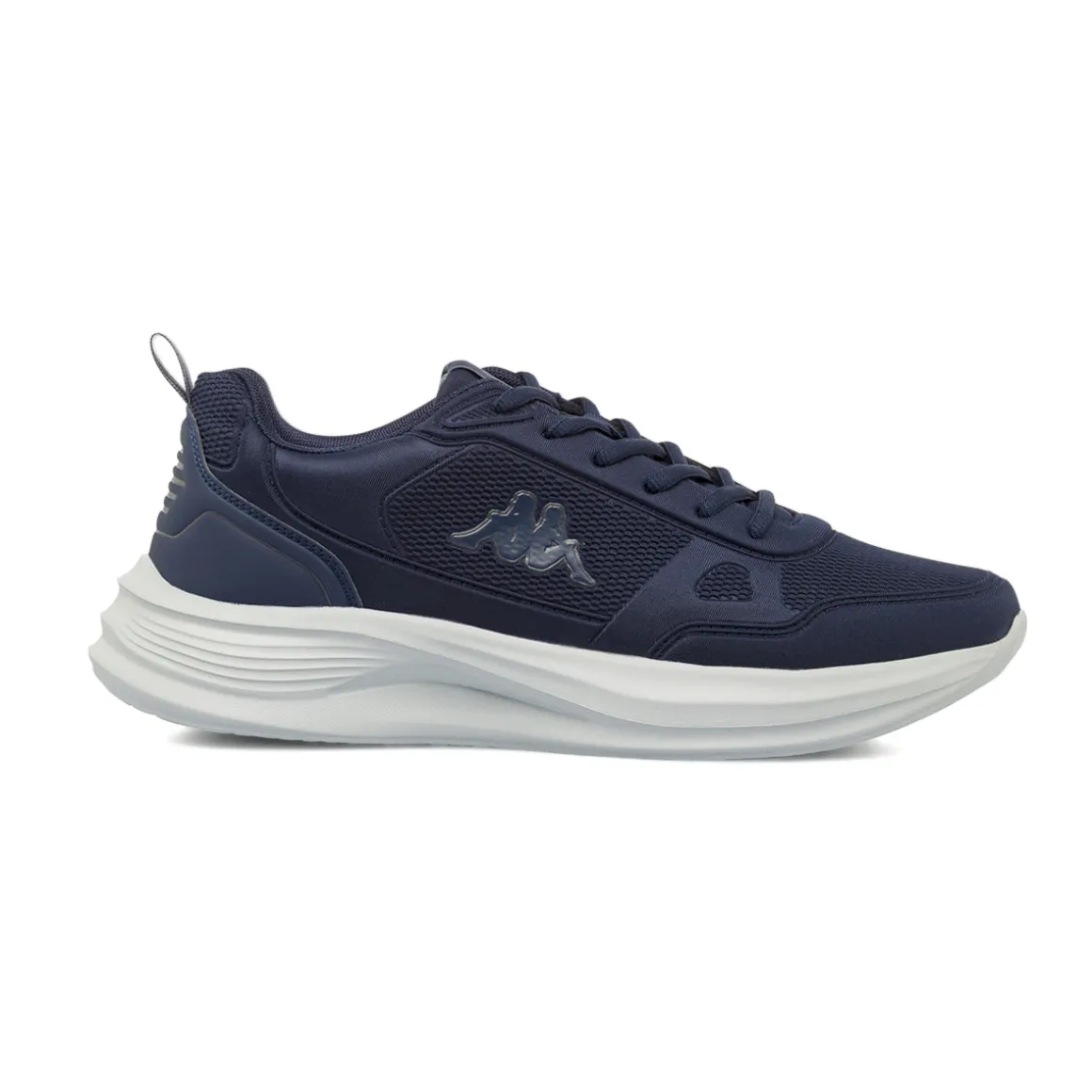 Sneakers da Uomo Blu Navy con Suola Bianca Ammortizzata Kappa