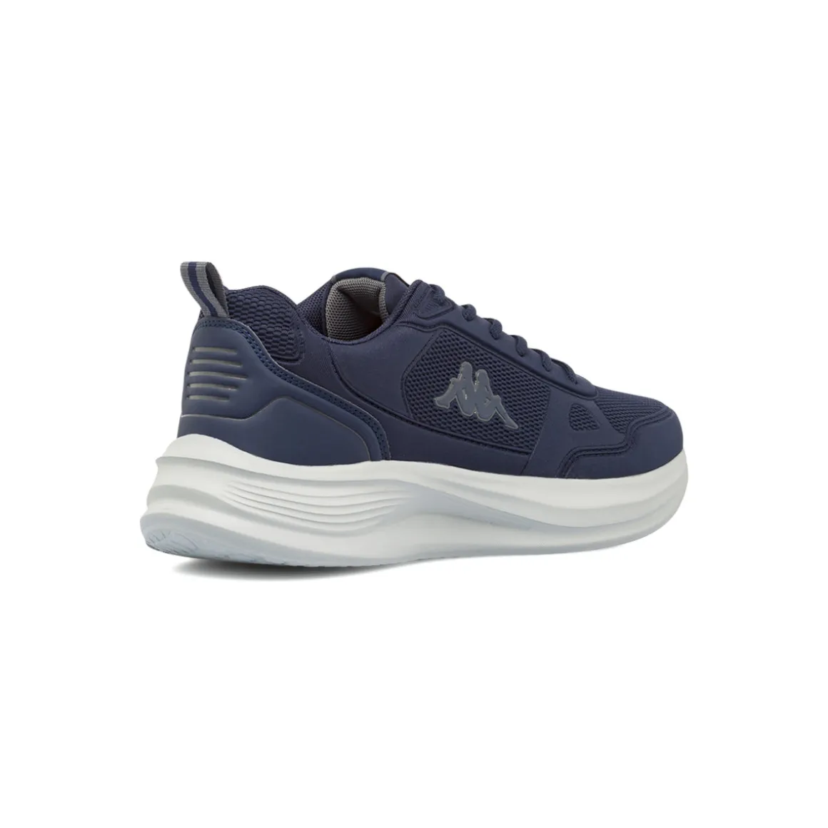 Sneakers da Uomo Blu Navy con Suola Bianca Ammortizzata Kappa