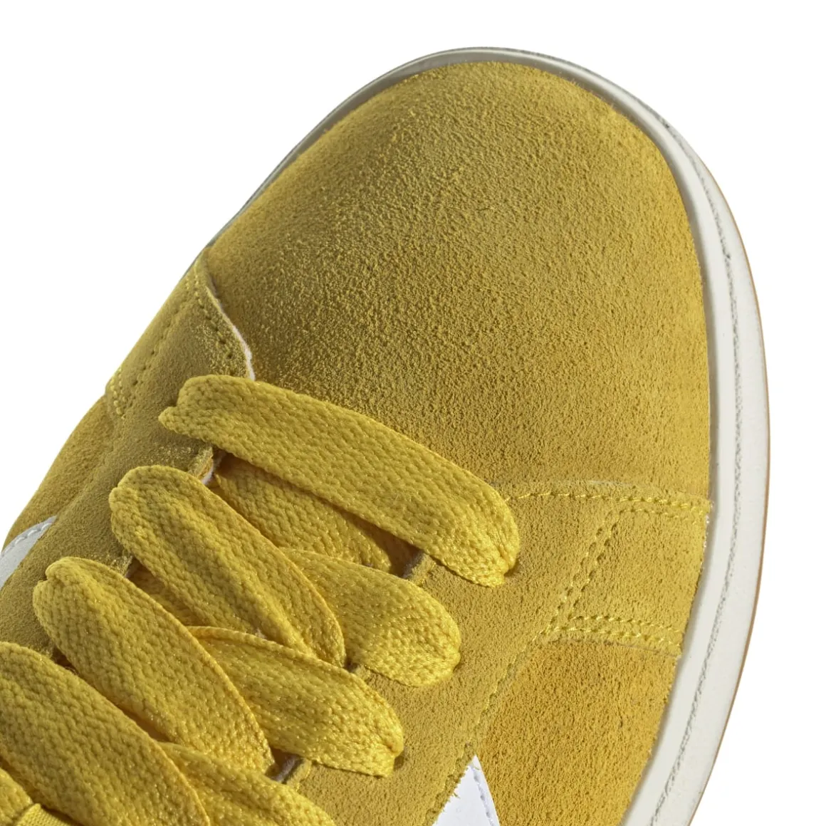 Sneakers da uomo gialle in pelle effetto scamoscato adidas Grand Court Base 00s