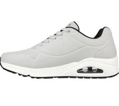 Sneakers da uomo grigie con suola ad aria Skechers Uno