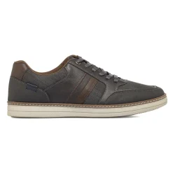 Sneakers da Uomo Grigie con Dettagli Marroni Riflessi Urbani