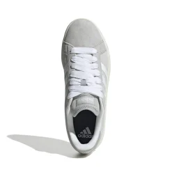 Sneakers da uomo grigie in pelle con logo adidas Grand Court 00s