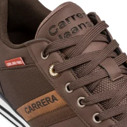 Sneakers da uomo marroni Carrera Jeans con logo