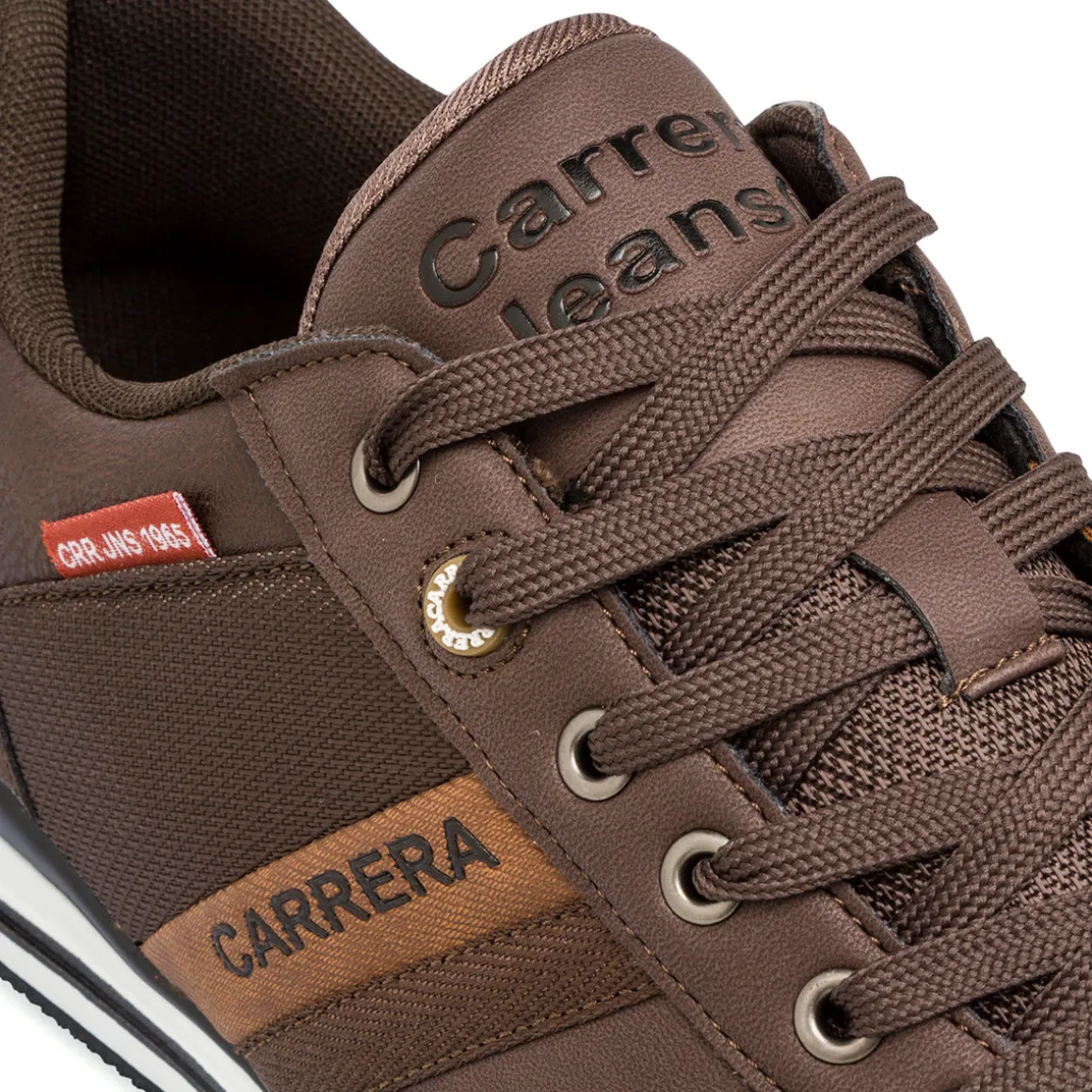 Sneakers da uomo marroni Carrera Jeans con logo
