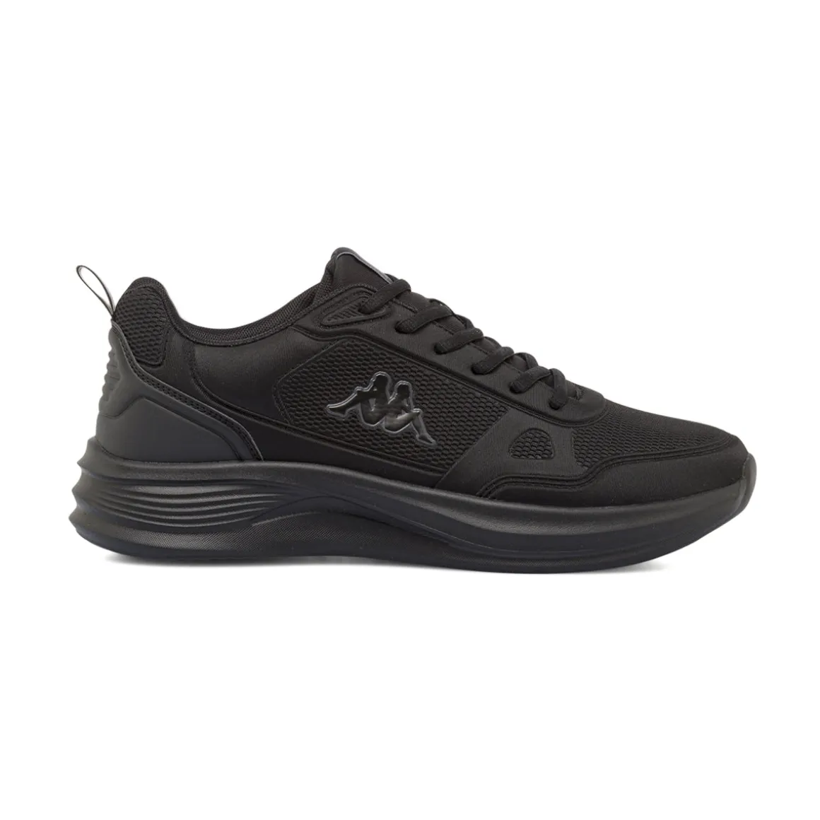 Sneakers da Uomo Nere con Suola Sportiva Kappa Total Black
