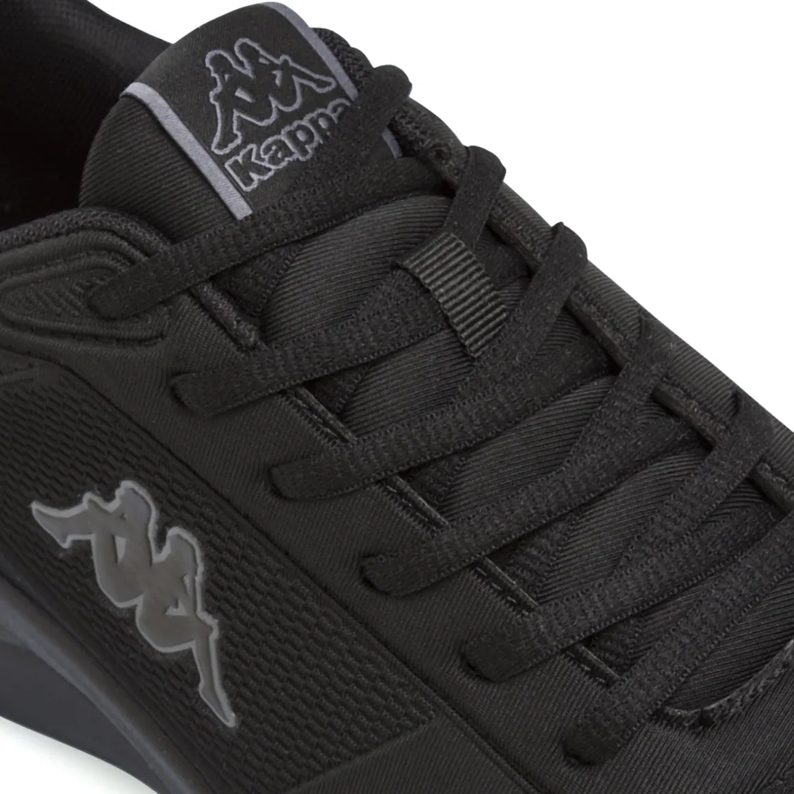 Sneakers da Uomo Nere con Suola Sportiva Kappa Total Black