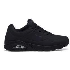 Sneakers da uomo nere con suola ad aria Skechers Uno