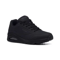 Sneakers da uomo nere con suola ad aria Skechers Uno