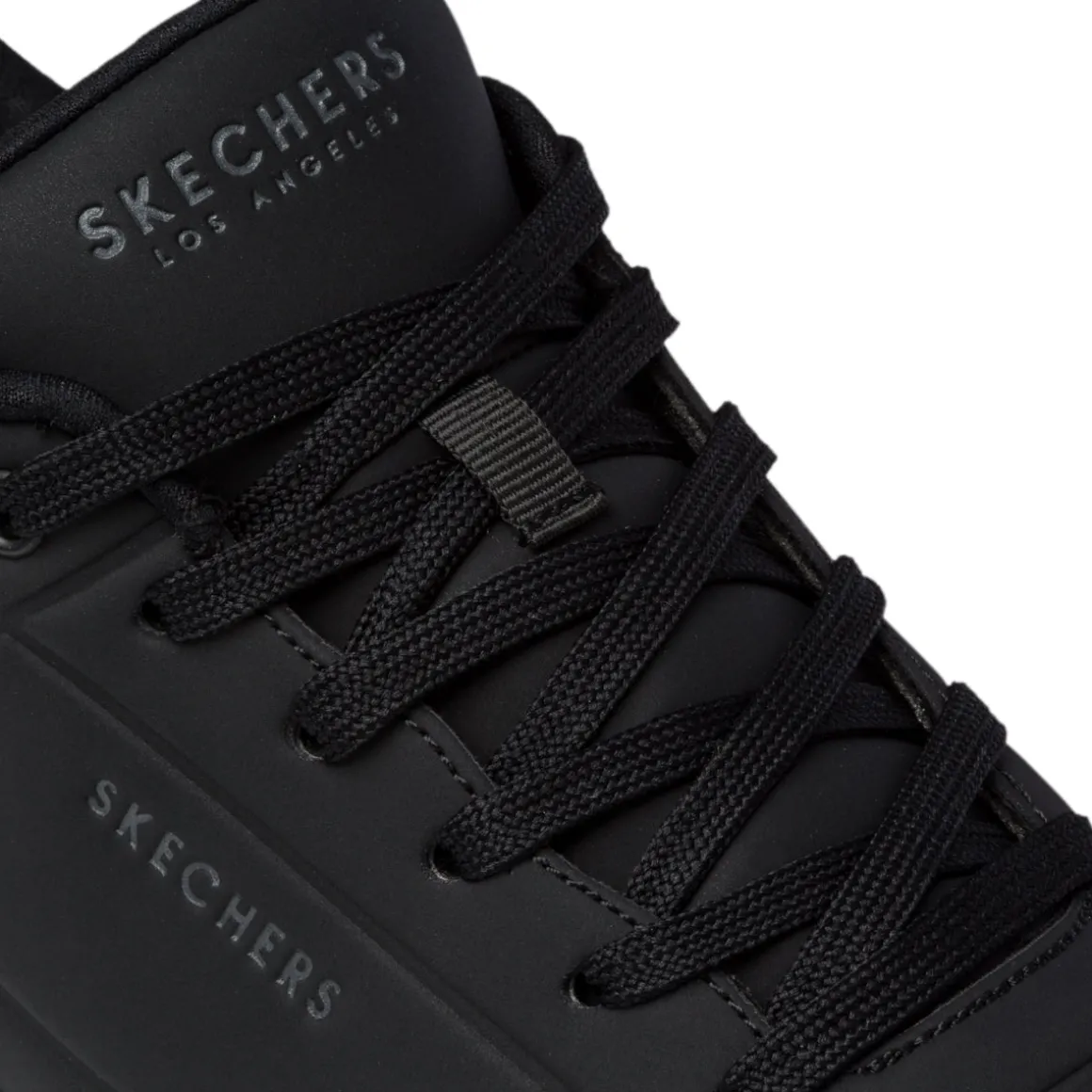 Sneakers da uomo nere con suola ad aria Skechers Uno