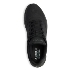 Sneakers da uomo nere con suola ad aria Skechers Uno