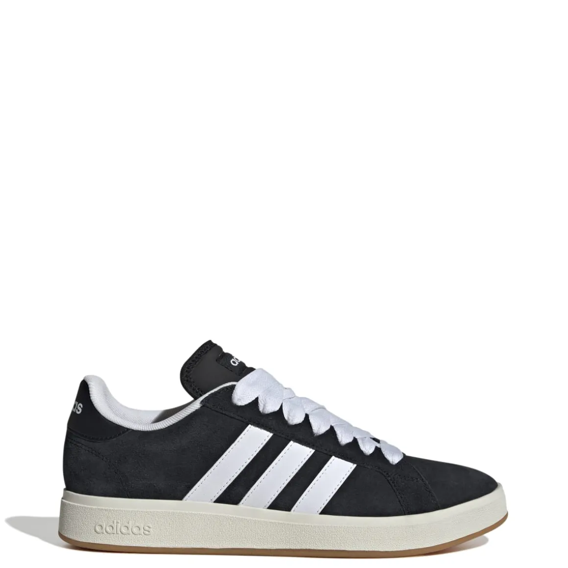 Sneakers da uomo nere in pelle con logo adidas Grand Court Base 00s