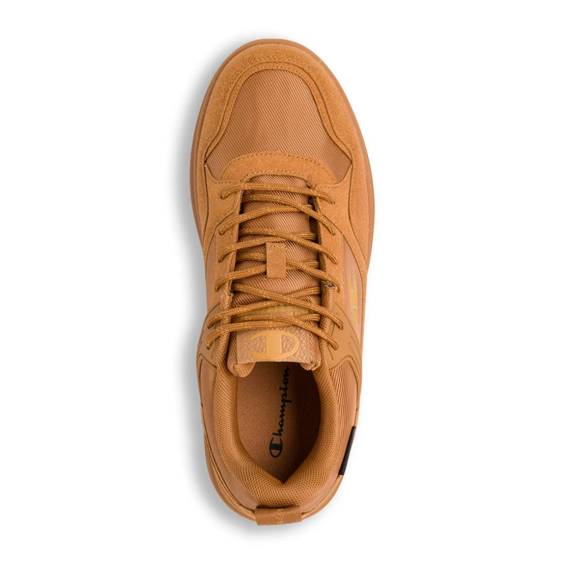 Sneakers da uomo ocra con logo Champion Low Utility