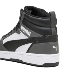 Sneakers da uomo Puma Rebound V6 grigie e nere con logo