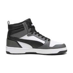 Sneakers da uomo Puma Rebound V6 grigie e nere con logo
