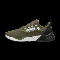 Sneakers da uomo verde militare con logo Puma Retaliate 3