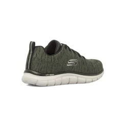 Sneakers da uomo verdi in tessuto knit Skechers Memory Foam