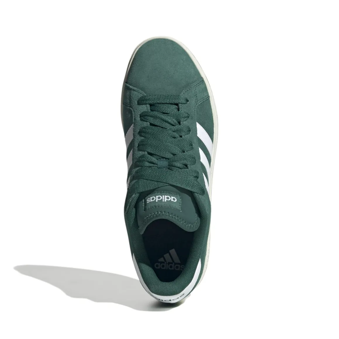 Sneakers da uomo verdi in pelle con logo adidas Grand Court Base 00s