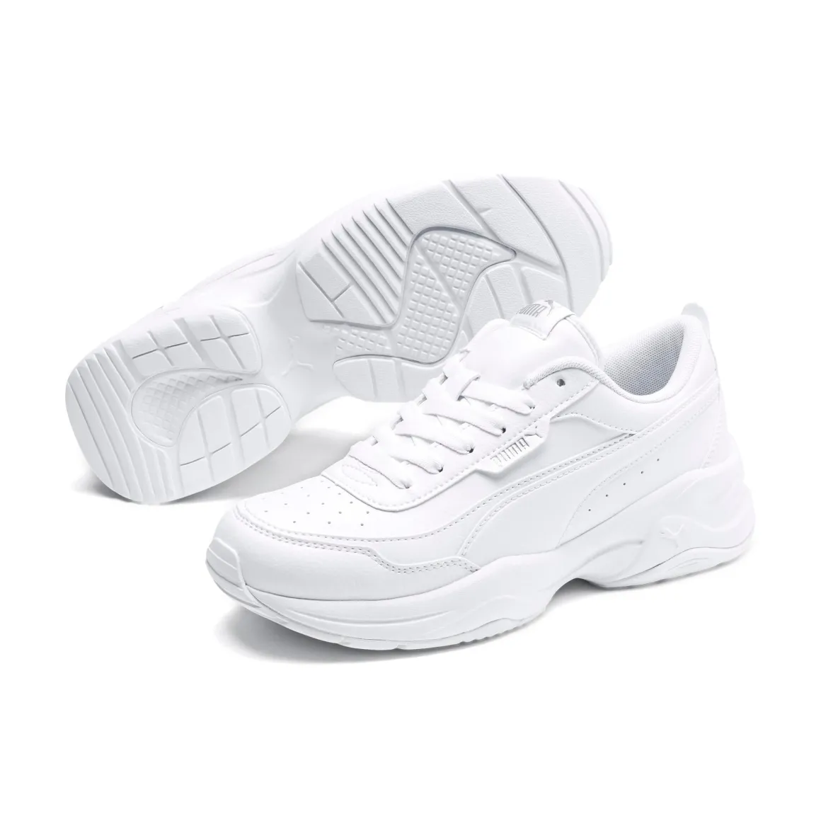 Sneakers Donna Bianche con dettagli traforati e Suola Chunky Puma Cilia Mode