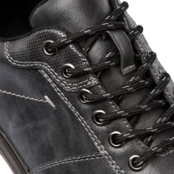 Sneakers eleganti nere effetto vintage da uomo Riflessi Urbani