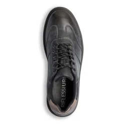 Sneakers eleganti nere effetto vintage da uomo Riflessi Urbani