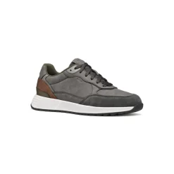 Sneakers Grigie bicolore da Uomo con suola traspirante Geox