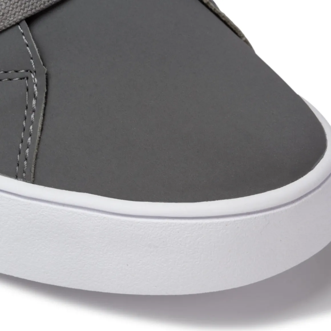 Sneakers grigie con striscia laterale a contrasto Puma Smash Vulc
