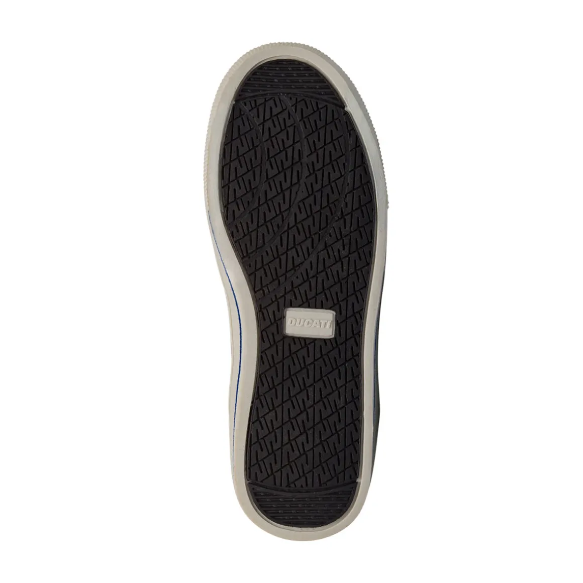 Sneakers grigie da Bambino con dettagli in contrasto blu Ducati