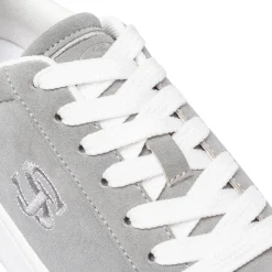 Sneakers Grigie da Donna effetto scamosciato Swish Jeans