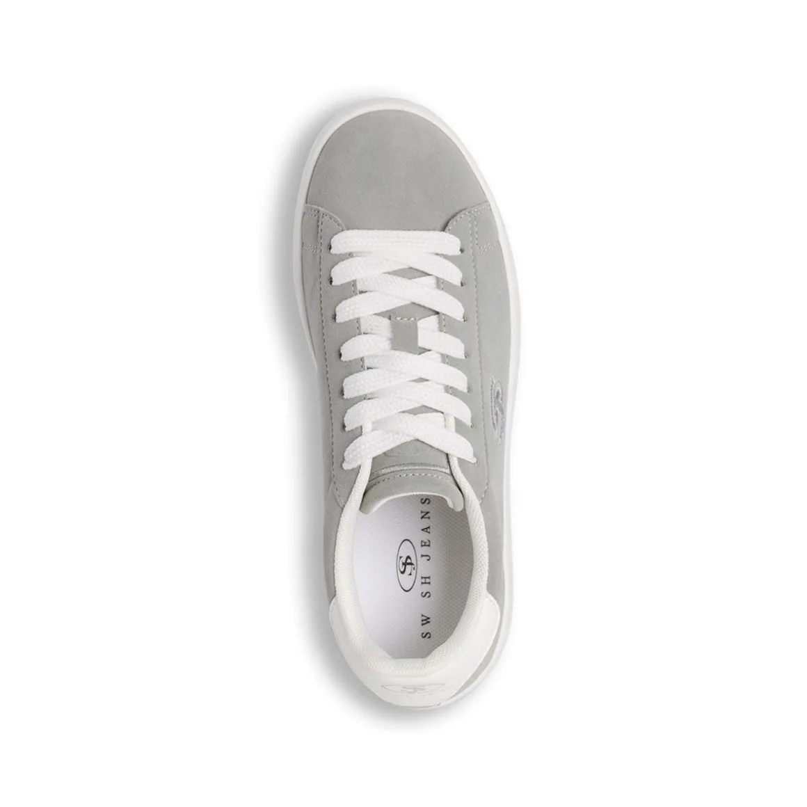 Sneakers Grigie da Donna effetto scamosciato Swish Jeans