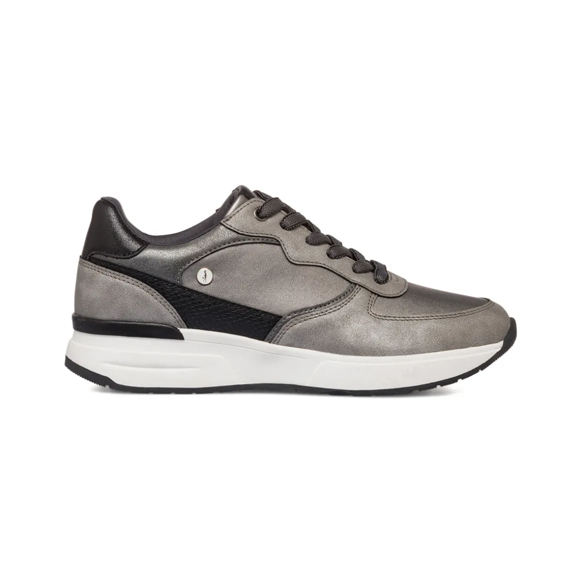 Sneakers grigie da donna con dettagli neri Lora Ferres