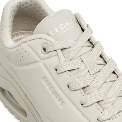 Sneakers grigie da donna con suola ad aria Skechers Uno