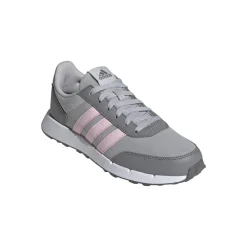 Sneakers Grigie da Donna con dettagli rosa adidas Run50S