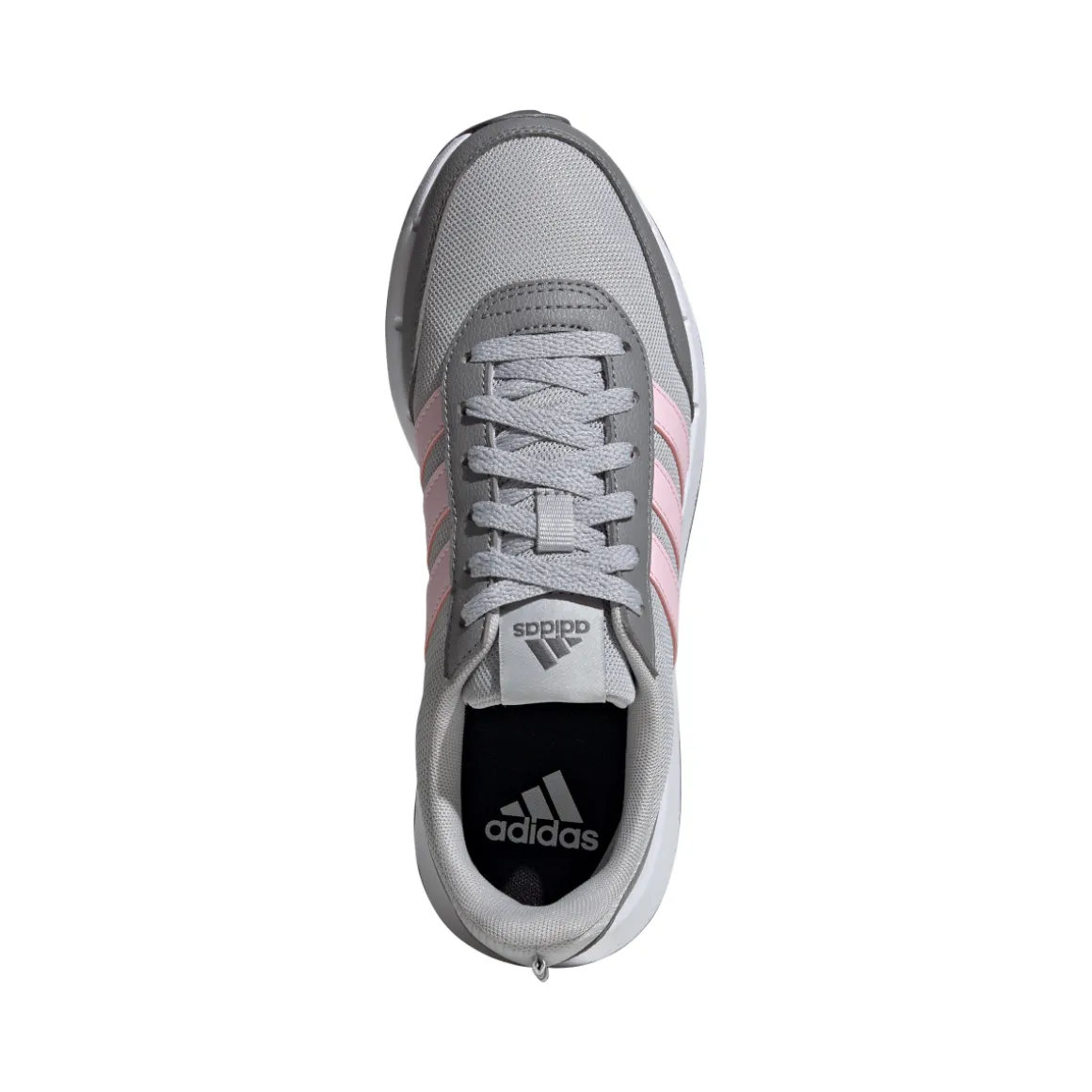 Sneakers Grigie da Donna con dettagli rosa adidas Run50S
